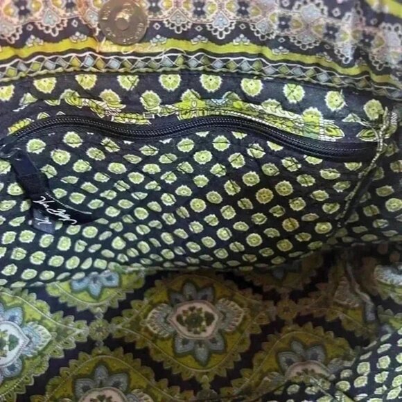 VERA BRADLEY CLOTH TOTE BAG RETIRED PATTERN CAMBRIDGE FALL 2007 SHOULDERBAG - Picture 8 of 9